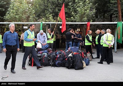  آئین بدرقه 1400 داوطلب شهرداری تهران، برای خدمت‌رسانی در مراسم اربعین
