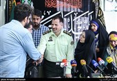 نشست خبری سید محمدرضا طبائی رئیس پلیس اداره گذرنامه نیروی انتظامی