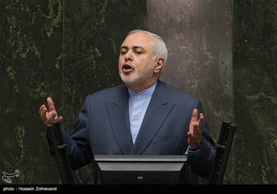 سخنرانی محمدجواد ظریف وزیر امور خارجه در جلسه علنی مجلس شورای اسلامی