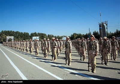 مراسم دانش‌آموختگی فراگیران درجه‌داری مرزبانی در مشهد