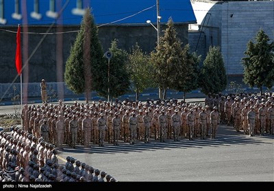 مراسم دانش‌آموختگی فراگیران درجه‌داری مرزبانی در مشهد