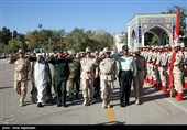 مراسم دانش‌آموختگی فراگیران درجه‌داری مرزبانی در مشهد