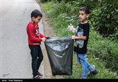 پاکسازی منطقه گردشگری سموش   رحیم آباد گیلان
