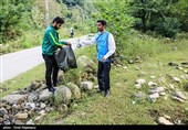 پاکسازی منطقه گردشگری سموش   رحیم آباد گیلان