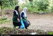 پاکسازی منطقه گردشگری سموش   رحیم آباد گیلان