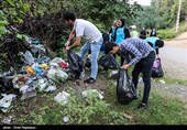 پاکسازی منطقه گردشگری سموش   رحیم آباد گیلان