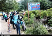 پاکسازی منطقه گردشگری سموش   رحیم آباد گیلان