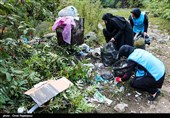 پاکسازی منطقه گردشگری سموش   رحیم آباد گیلان