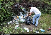پاکسازی منطقه گردشگری سموش   رحیم آباد گیلان