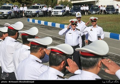 سردار سید کمال هادیان فر رئیس پلیس راهور ناجا در رزمایش اعزام پلیس راهور به مرزهای کشور