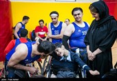 حضور کودکان استثنایی در تمرین تیم ملی بسکتبال با ویلچر