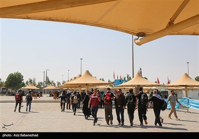 خروج زائران اربعین حسینی از مرز مهران