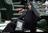 فاطمه حسینی در صحن علنی مجلس شورای اسلامی