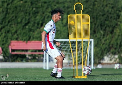 اولین تمرین تیم ملی فوتبال امید به سرمربیگری حمید استیلی