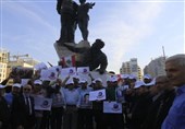 تجمع اسیران آزاده لبنانی در مرکز بیروت/ محکومیت دخالت آمریکا در پرونده «قصاب الخیام»
