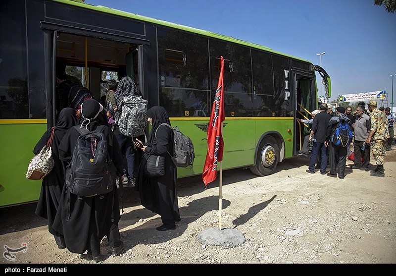 آخرین وضعیت مرز خسروی| 200 اتوبوس در مسیر بغداد به خسروی و منذزیه زائران را جابه‌جا می‌کنند