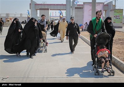 خروج زائران اربعین حسینی از مرز چذابه