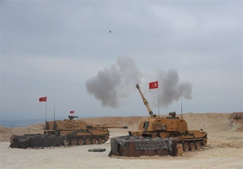 حملات توپخانه‌ای ارتش ترکیه به حومه حلب