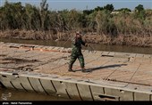 نصب پل متحرک روی رودخانه؛ برنامه اصلی سپاه در روز دوم رزمایش ارس