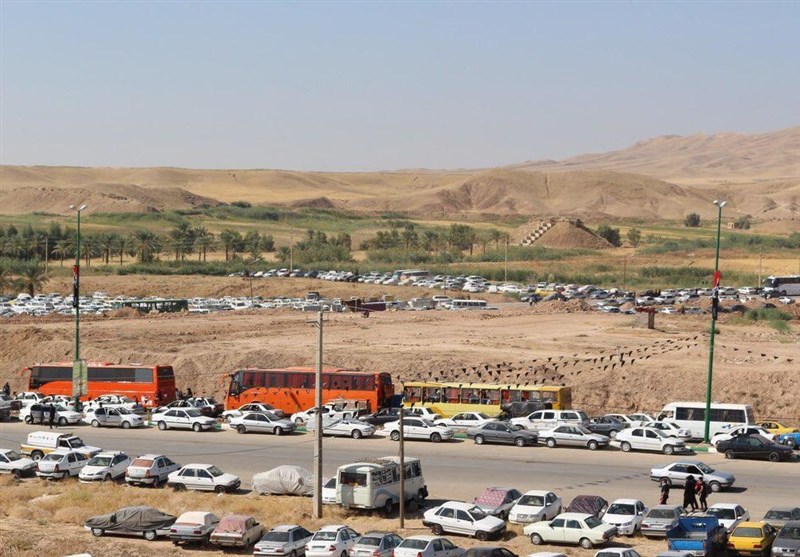 اخبار اربعین 98| 10 هزار خودرو در مرز خسروی پارک شده است