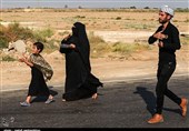 اخبار اربعین 98|پیاده روی اربعین حسینی به سمت مرز چذابه + تصویر