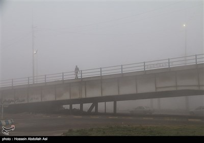 مه گرفتگی در آبادان