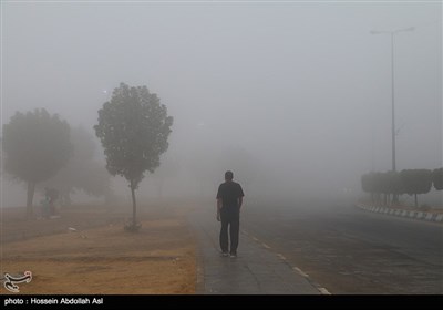 مه گرفتگی در آبادان