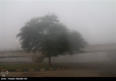 مه گرفتگی در آبادان