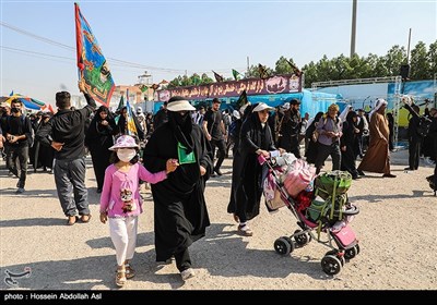 خروج زوار اربعين الامام الحسين(ع) من معبر شلمجة