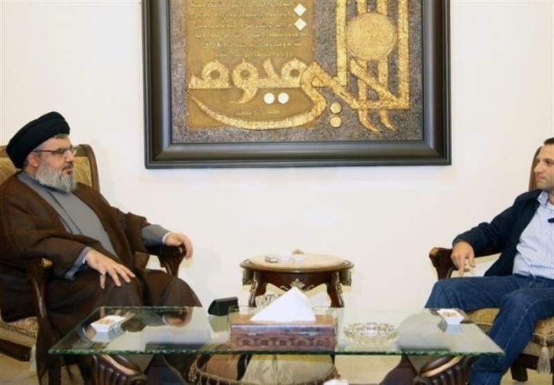 دیدار وزیر خارجه لبنان با سید حسن نصرالله