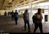 Iranian Pilgrims Crossing Mehran Border for Attending Arbaeen