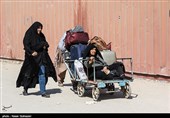 Iranian Pilgrims Crossing Mehran Border for Attending Arbaeen