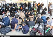 Iranian Pilgrims Crossing Mehran Border for Attending Arbaeen