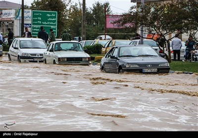 سیلاب و آبگرفتگی در رودسر گیلان