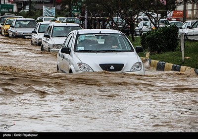 سیلاب و آبگرفتگی در رودسر گیلان