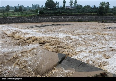 سیلاب و آبگرفتگی در رودسر گیلان