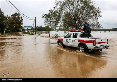 سیلاب و آبگرفتگی در رودسر گیلان