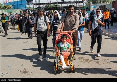 خروج زائران اربعین حسینی از مرز مهران