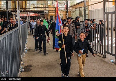 خروج زائران اربعین حسینی از مرز مهران