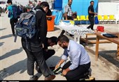 اخبار اربعین 98| حضور جهادی دانشجویان بسیجی در خدمت‌رسانی به زائران + تصاویر