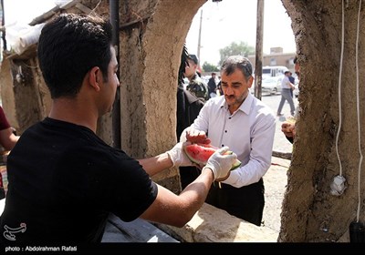 موکبهای پذیرایی از زائران اربعین حسینی در همدان