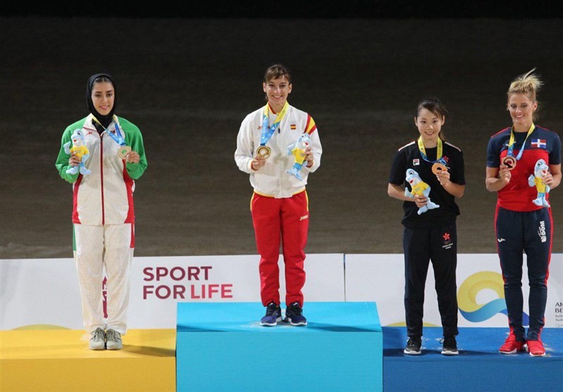 بازی‌های جهانی ساحلی| فاطمه صادقی اولین مدال‌آور کاروان ایران لقب گرفت