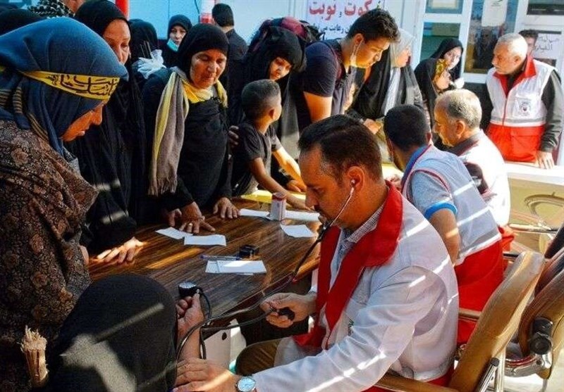 اخبار اربعین 98| بالغ بر 11 هزار زائر از خدمات هلال احمر خوزستان بهره‌مند شدند