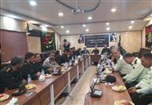 حضور رئیس سازمان اطلاعات سپاه در مرز شلمچه / جلسه مشترک با سرلشکر سلامی