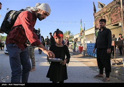 حضور کودکان در پیاده روی اربعین حسینی - طریق العلماء