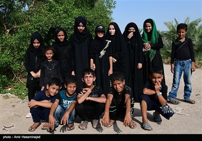 حضور کودکان در پیاده روی اربعین حسینی - طریق العلماء