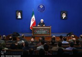  نشست خبری حجت الاسلام حسن روحانی رئیس جمهور