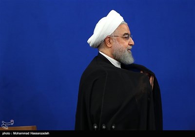  نشست خبری حجت الاسلام حسن روحانی رئیس جمهور