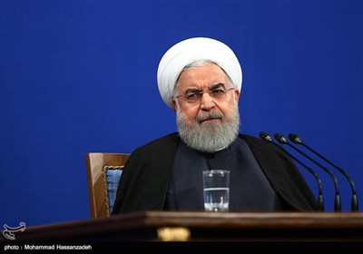  نشست خبری حجت الاسلام حسن روحانی رئیس جمهور