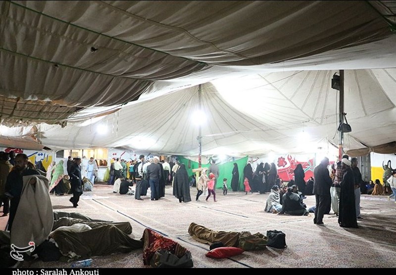 برپایی 50 چادر برای اسکان زائران در نجف توسط سازمان بهشت زهرا(س)